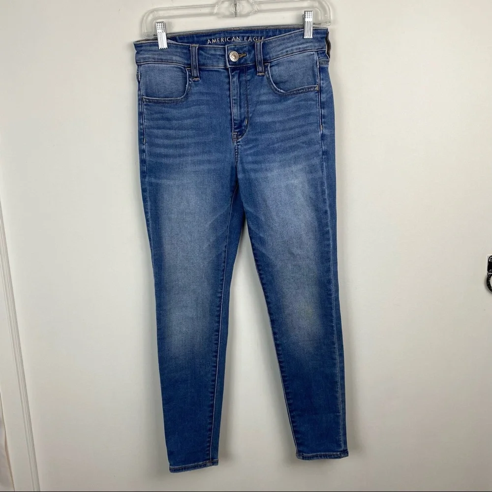 American Eagle Outfitters High rise Jeggings Next level stretch size 6_3